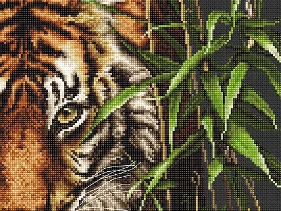 B2356 Тигр, Luca-S набор для вышивания нитками B2356 Тигр, Luca-S набор для вышивания нитками