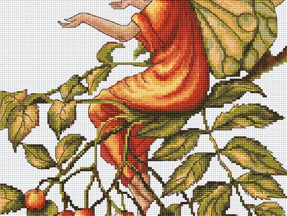 Набір для вишивання хрестиком B458 Горобина Luca-S