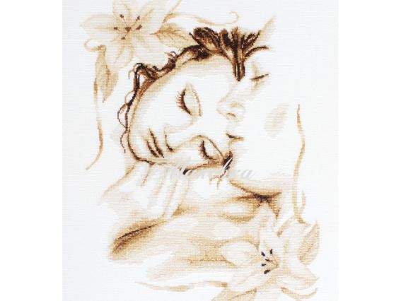 B295 Закохана пара, Luca-S вишивка нитками