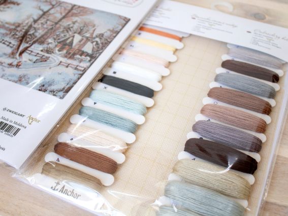 Набір для вишивання хрестиком B321 Зимовий пейзаж ARTGOBLEN Лука-С