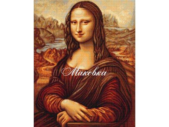 B416 Мона Ліза, Luca-S вишивка нитками B416 Мона Ліза, Luca-S вишивка нитками