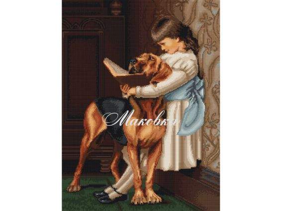 B429 Час виховання, Luca-S вишивка нитками B429 Час виховання, Luca-S вишивка нитками