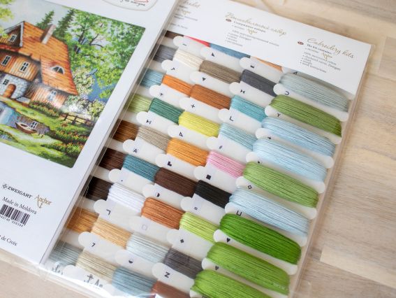 Набір для вишивання хрестиком B492 Весняний пейзаж, Лука-С