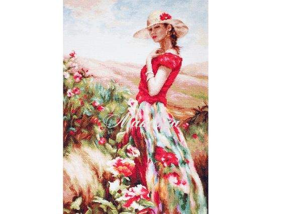 B530 Цветущее место, Luca-S вышивка нитками