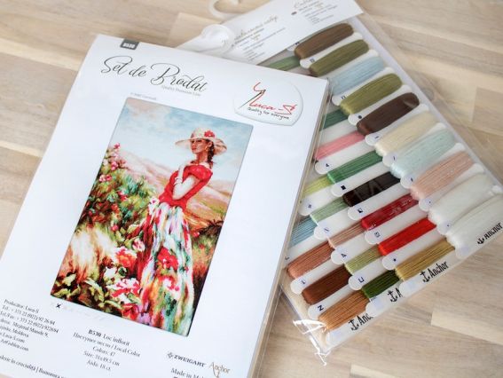 Набір для вишивання хрестиком B530 Квітуче місце, Лука-С