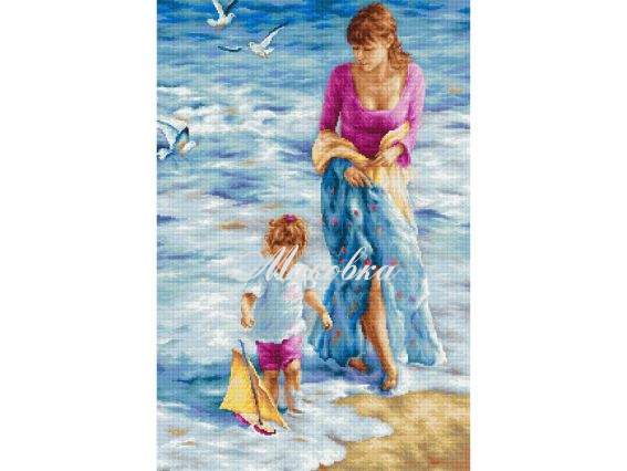 B531 Драгоценный момент, Luca-S вышивка нитками