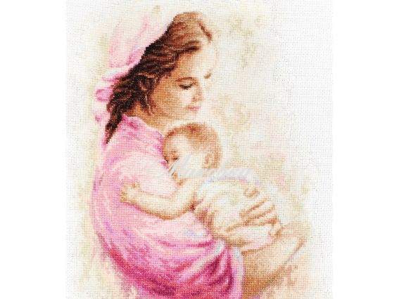 Мати та дитя B536 Luca-S вишивка нитками Мати та дитя B536 Luca-S вишивка нитками