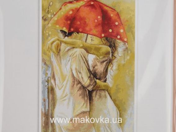 B552 Под зонтом, Лука-С, набор для вышивания крестом