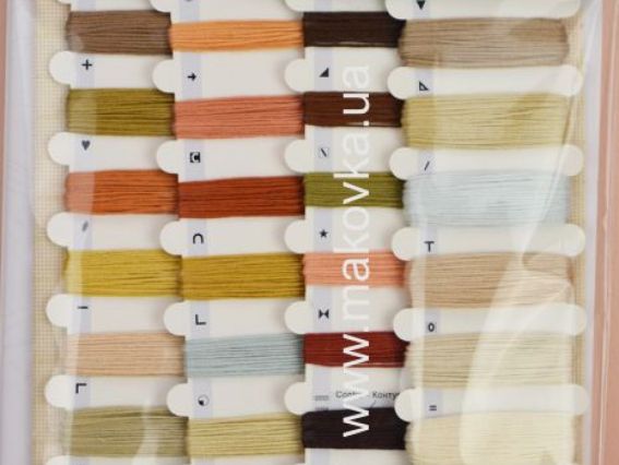 B552 Под зонтом, Лука-С, набор для вышивания крестом