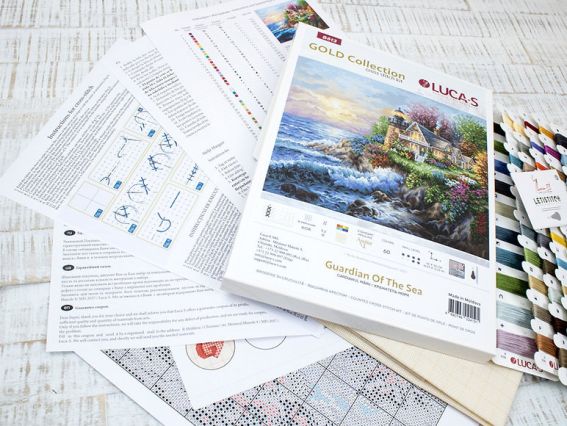 Набір для вишивання хрестиком B613 ВЗберігач моря Лука-С