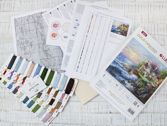 Набір для вишивання хрестиком B613 ВЗберігач моря Лука-С