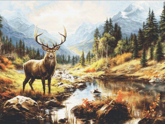 B621 Велич природи, Luca-S вишивка нитками B621 Велич природи, Luca-S вишивка нитками