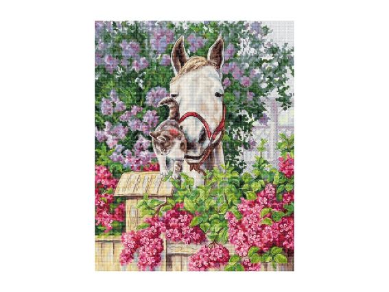 B7012 Нежная привязанность , Luca-S вышивка нитками