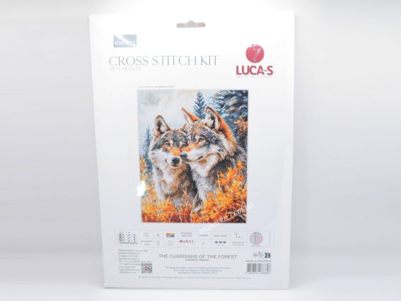 Набор для вышивания крестом BM3022 Охранники леса (волки), Лука-С