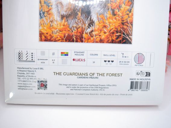 Набор для вышивания крестом BM3022 Охранники леса (волки), Лука-С