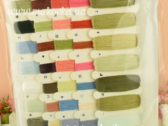 Набір для вишивання хрестиком BU4020 Поляна з маками, Лука-С