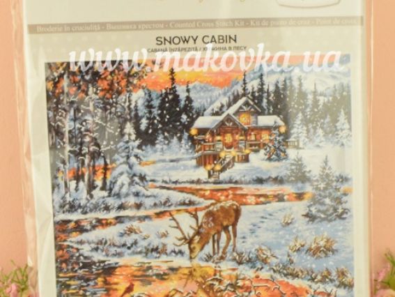 Набір для вишивання хрестиком BU4022 Хатина в лісі, Лука-С