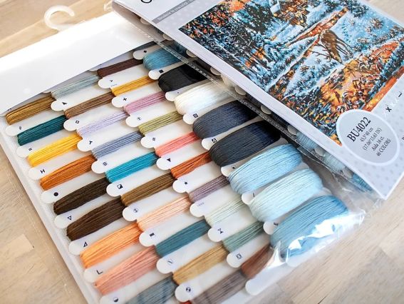 Набір для вишивання хрестиком BU4022 Хатина в лісі, Лука-С