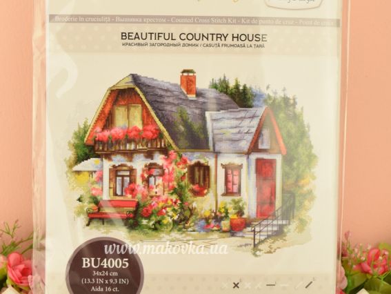 Набір для вишивання хрестиком BU4005 Гарний заміський будиночок, Лука-С