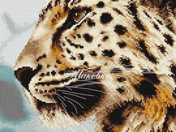 BU4006 Леопард, Luca-S набор для вышивания нитками BU4006 Леопард, Luca-S набор для вышивания нитками