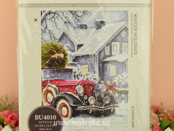 Набір для вишивання хрестиком BU4010 Зимові свята Лука-С