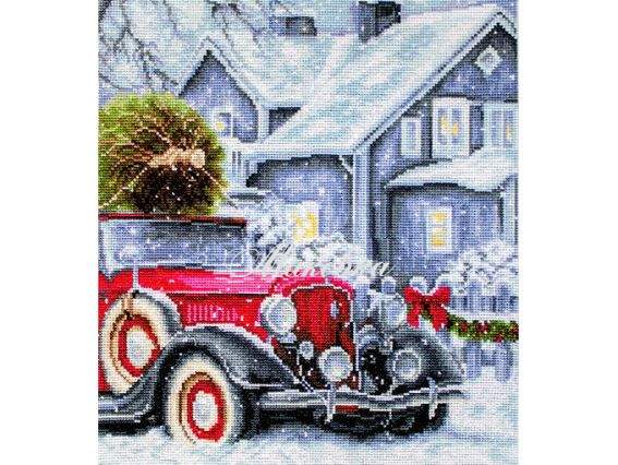 BU4010 Зимові свята, Luca-S набір для вишивання нитками BU4010 Зимові свята, Luca-S набір для вишивання нитками