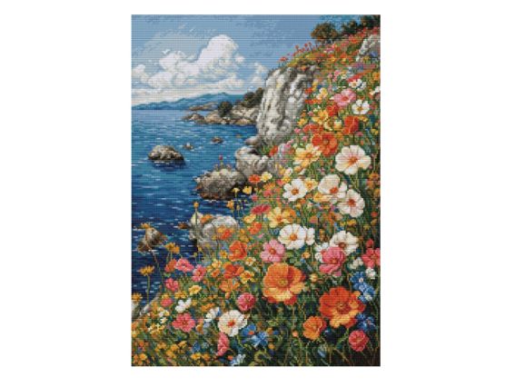 Набор для вышивания крестом BU5054 Летние ароматы, Лука-С
