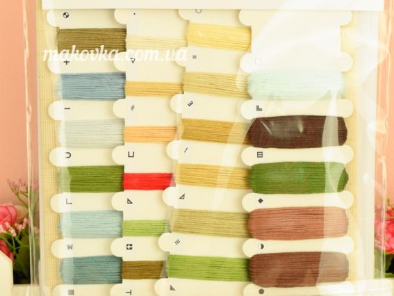 Набір для вишивання хрестиком B466 Італійка з квітами Лука-С