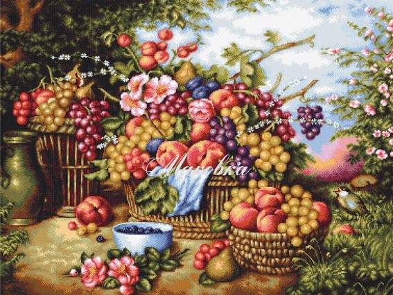 G475 Натюрморт на тлі природи, Luca-S гобелен G475 Натюрморт на тлі природи, Luca-S гобелен