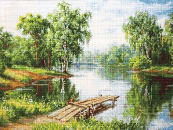 Набір для вишивання нитками, гобелен G475 Натюрморт на тлі природи, Лука-С