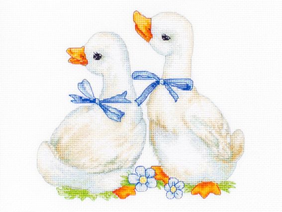 B1140 Гуси, Luca-S набір для вишивання нитками B1140 Гуси, Luca-S набір для вишивання нитками