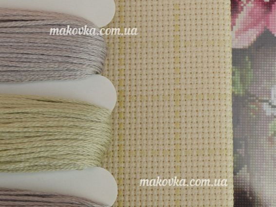 Набір для вишивання хрестиком на канві B574 (на Аїді 18ст) Змішані троянди Luca-S