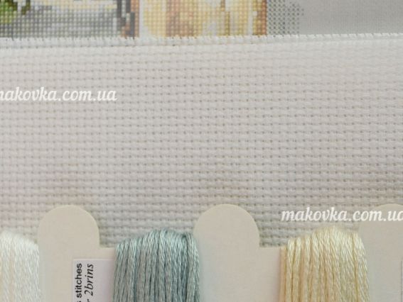 Набор для вышивания крестом на канве Аиде 18ст BA2332 Цветы на табурете, Luca-S 