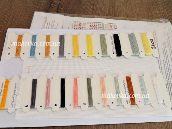 Набор для вышивания крестиком метрика B1146 Метрика (мишка Лукас и месяц), Лука-С