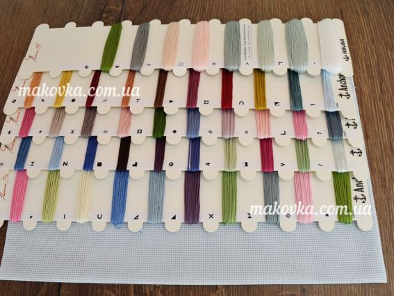 Набір для вишивання хрестиком на канві Aida 16 BА2322 Троянди та гортензії, Лука-С