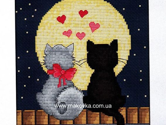 В1034 Кити (кот и кошка под луной), Лука-С В1034 Кити (кот и кошка под луной), Лука-С