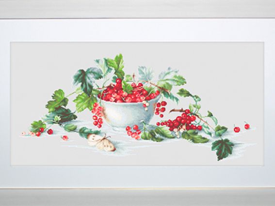 Набір для вишивання нитками В2260 Червона смородина, Лука-С