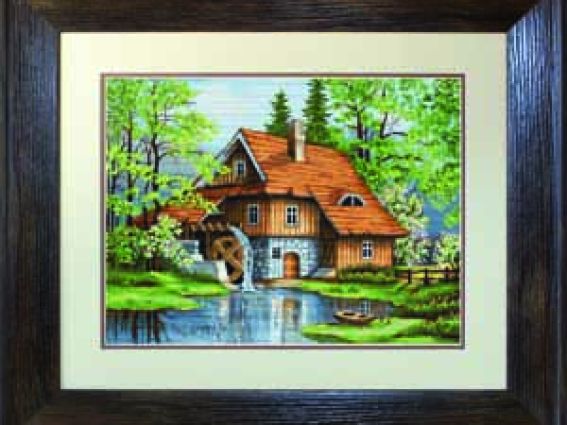 Набір для вишивання хрестиком B492 Весняний пейзаж, Лука-С