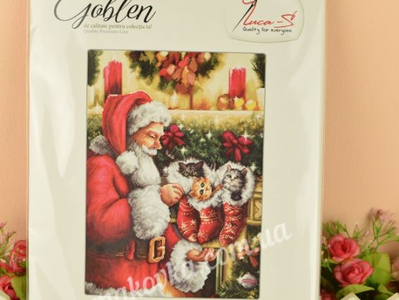 Набір для вишивання гобелен G602 Дід Мороз GOBLEN Luca-s 