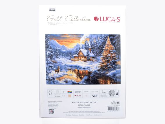 Набір для вишивання гобелен G721 Зимовий вечір у горах GOBLEN Luca-s 