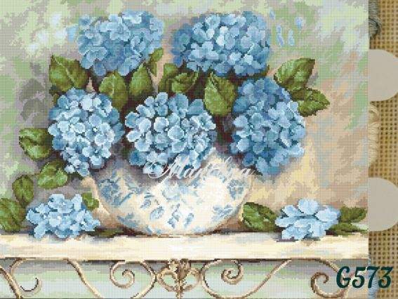 G573 Гортензії, Luca-s гобелен G573 Гортензії, Luca-s гобелен