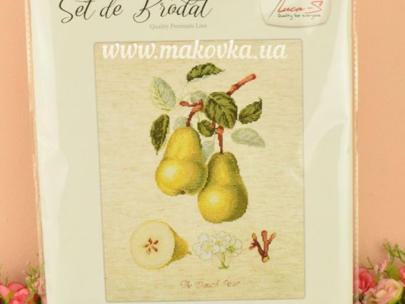 Набор для вышивания крестом ВА22420 Груши Luca-S 