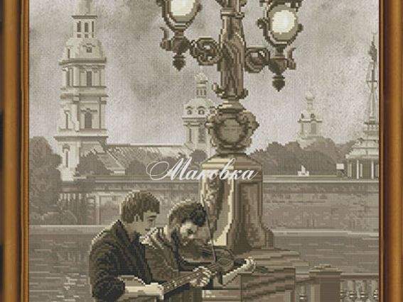 Санкт-Петербург. Петропавловская набережная, АС6005, Нова Слобода, Набор для вышивания