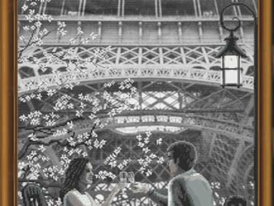 Париж-город любви. Молодость, АС6009, Нова Слобода, Набор для вышивания Париж-город любви. Молодость, АС6009, Нова Слобода, Набор для вышивания