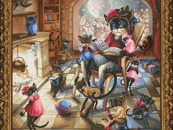 У каміна, СР 0168, Нова Слобода, Набір для вишивання У каміна, СР 0168, Нова Слобода, Набір для вишивання