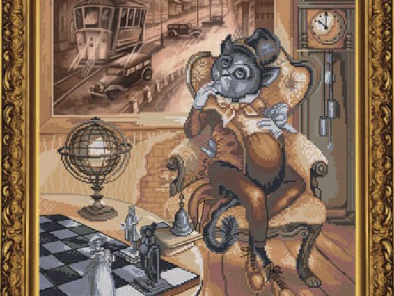 Философ СР1130, Нова Слобода, вышивка нитками Философ СР1130, Нова Слобода, вышивка нитками