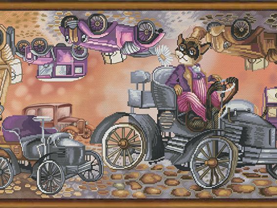 Автолюбитель, СР 1174, Нова Слобода Набор для вышивания Автолюбитель, СР 1174, Нова Слобода Набор для вышивания