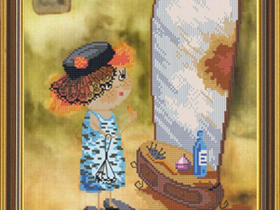 В театр СР4090, Нова Слобода, вышивка нитками В театр СР4090, Нова Слобода, вышивка нитками