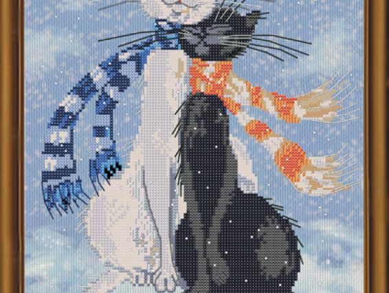 Согрей меня СР 4148 Нова Слобода, вышивка нитками Согрей меня СР 4148 Нова Слобода, вышивка нитками