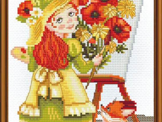 Набор для вышивания Художница, СВ5571, Нова Слобода Набор для вышивания Художница, СВ5571, Нова Слобода